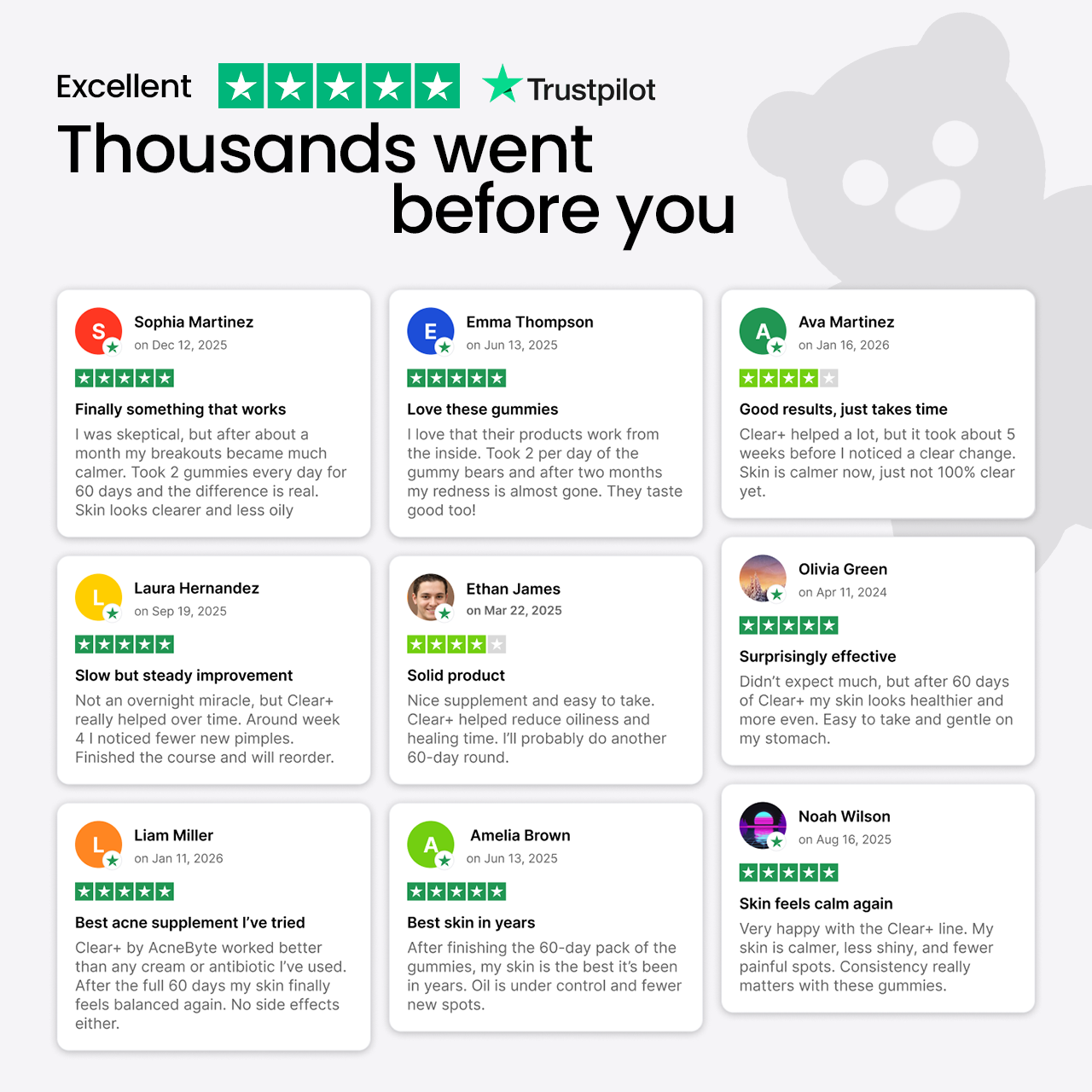 Clear+ Acne Gummies